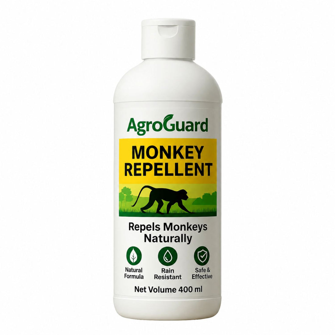 AgroGuard 400 മില്ലി കുരങ്ങ് റിപ്പല്ലർ ലിക്വിഡ് കുപ്പി